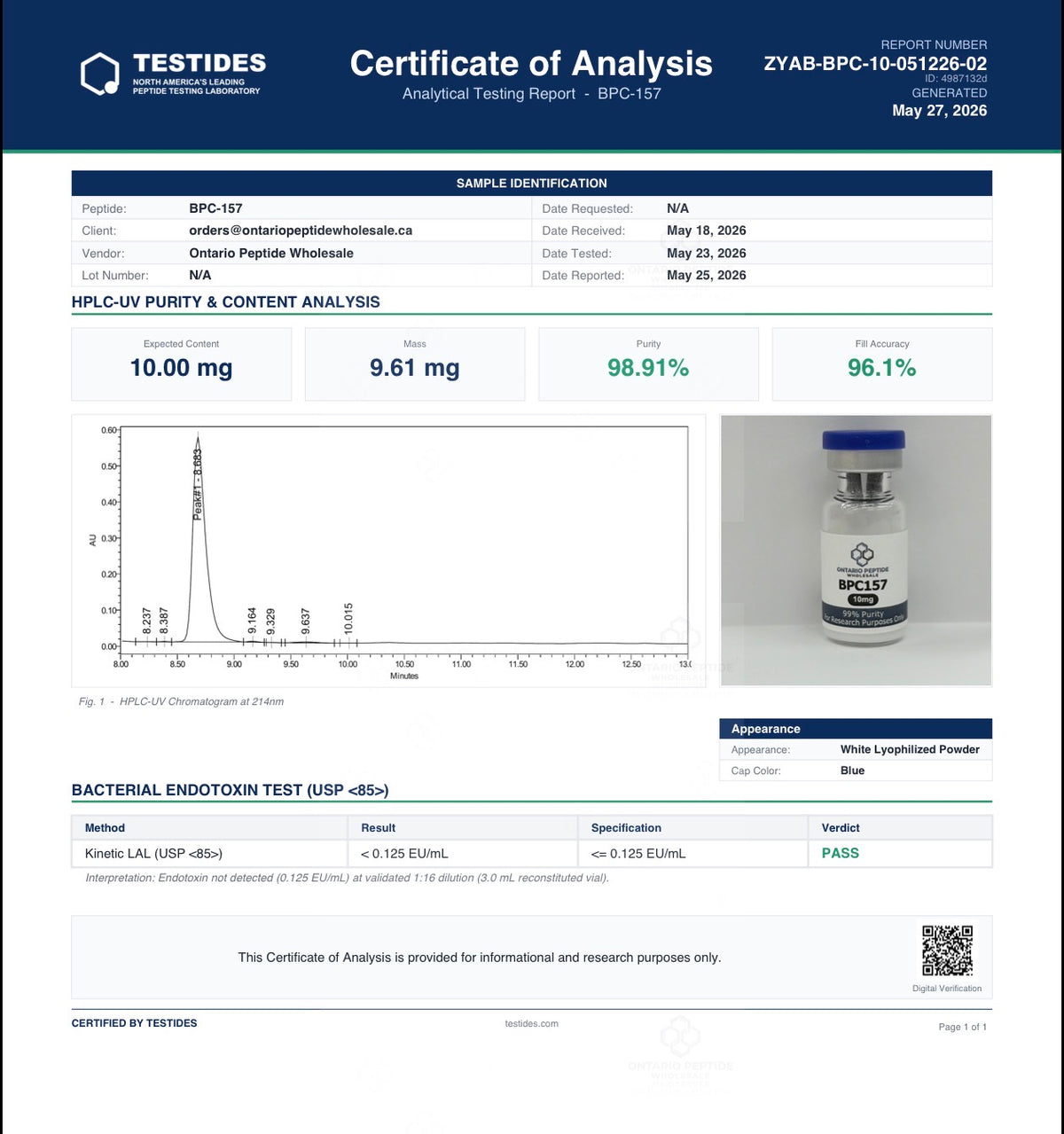 BPC-157 — 10 mg